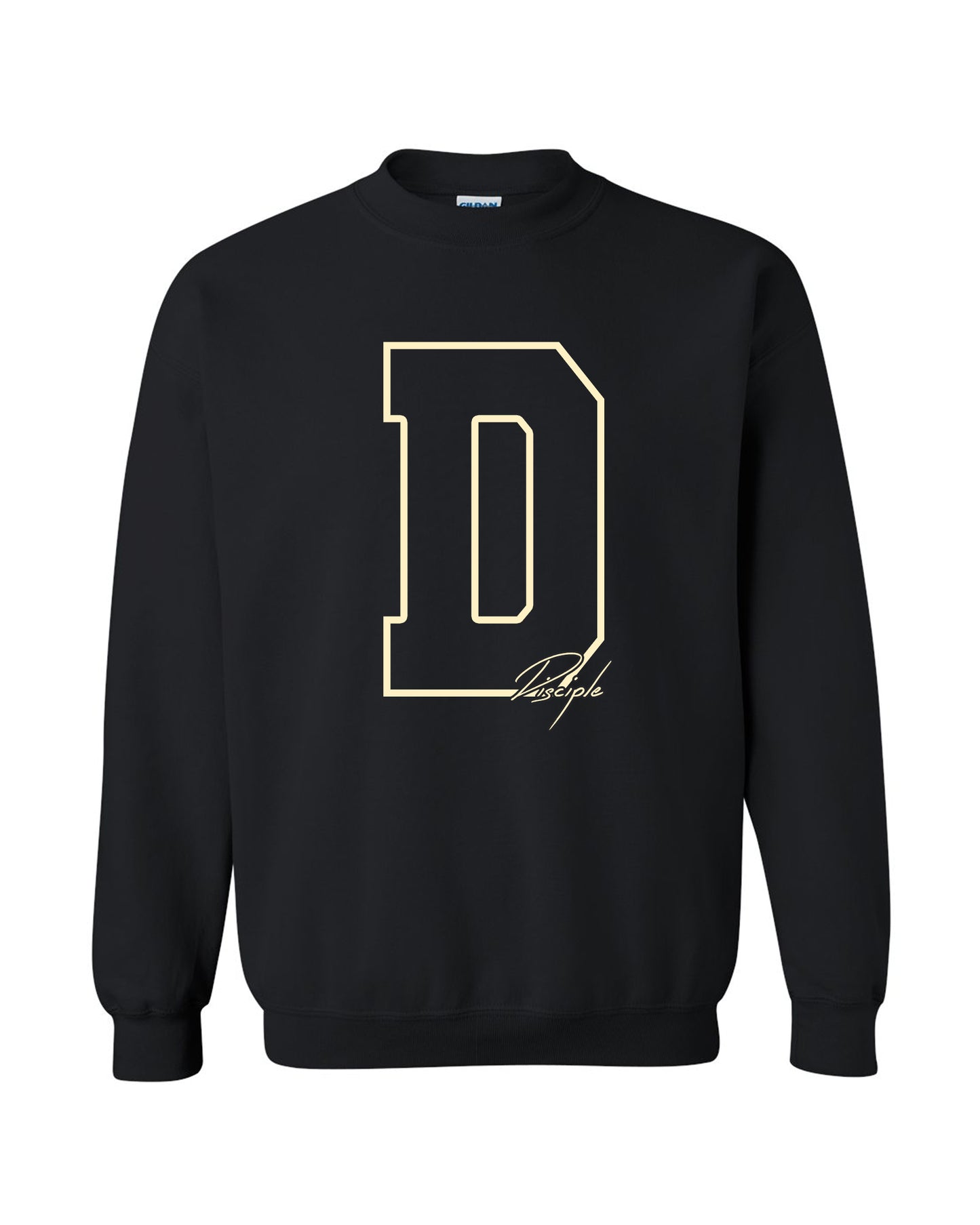 D is for Disciple Crewneck in Black