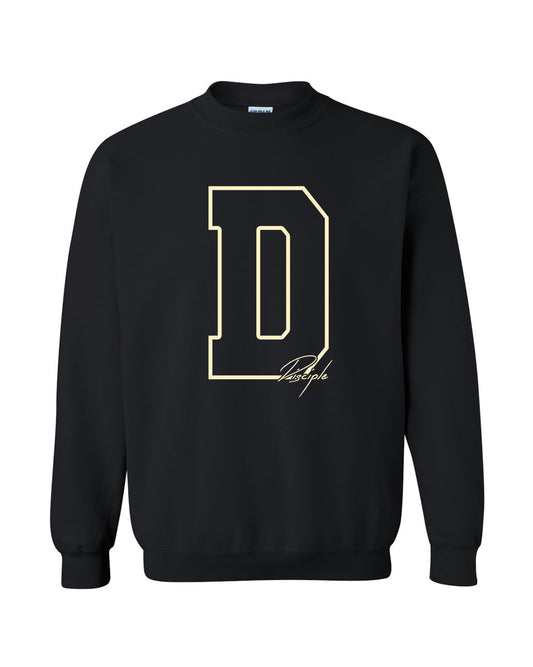 D is for Disciple Crewneck in Black
