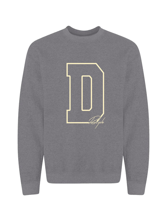 D is for Disciple Crewneck in Oxford