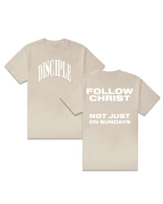 Disciple Tee in Sand