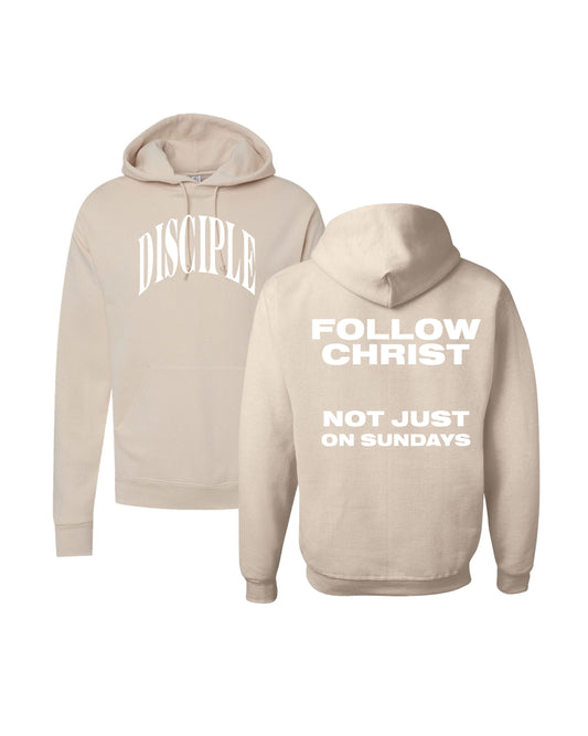 Disciple Hoodie in Sand